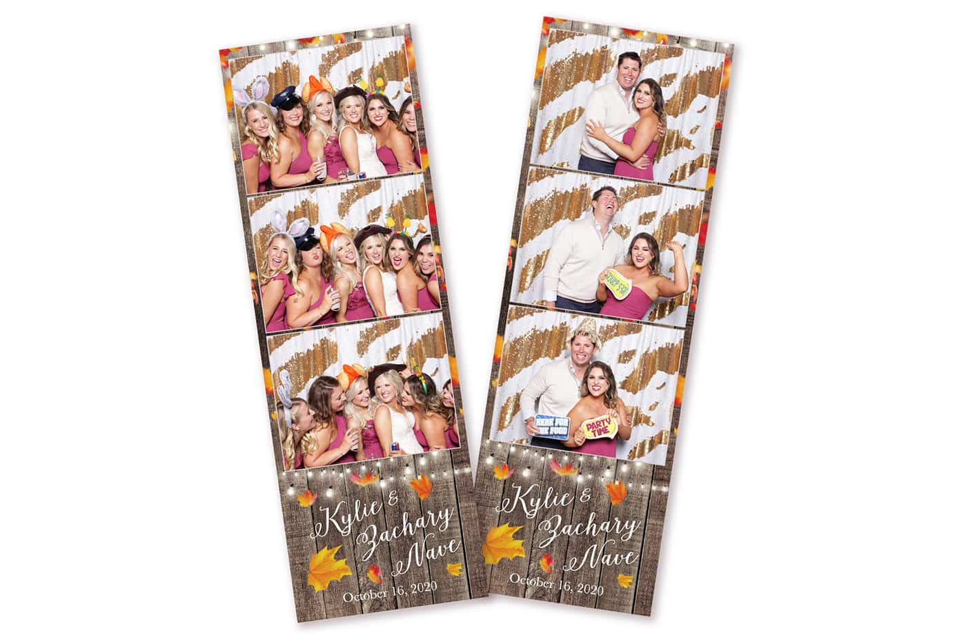 rustic fall photo booth template
