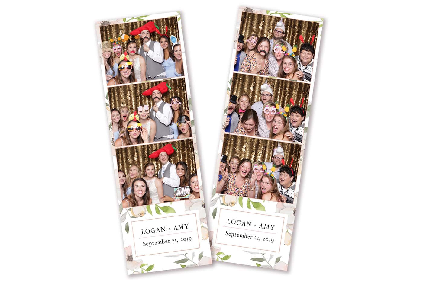 Peach Blossom Photo Booth Template