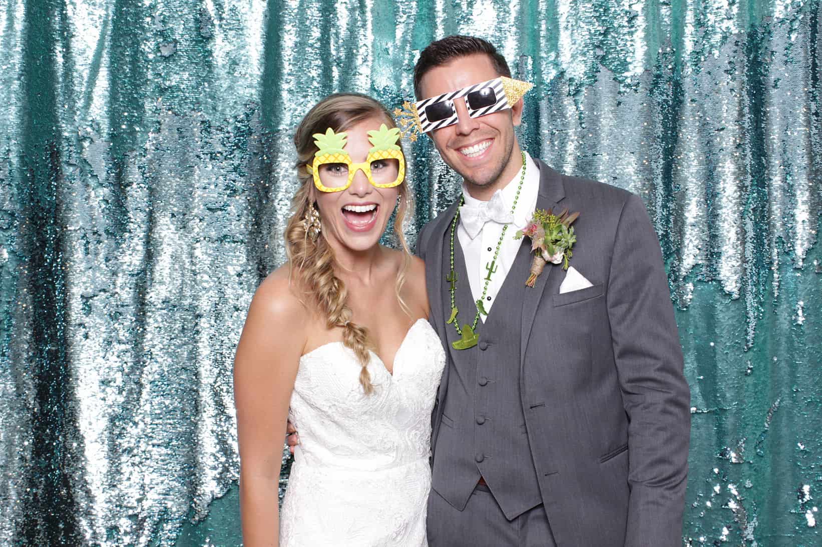 photo booth at an Oklahoma bridal show