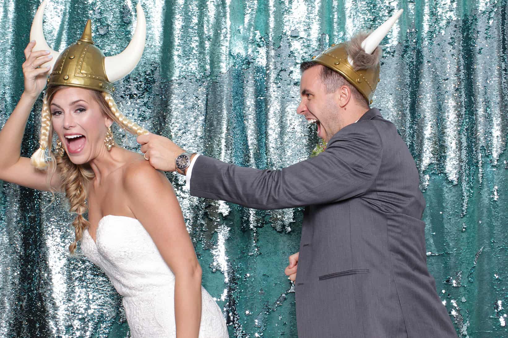 photo booth at an Oklahoma bridal show