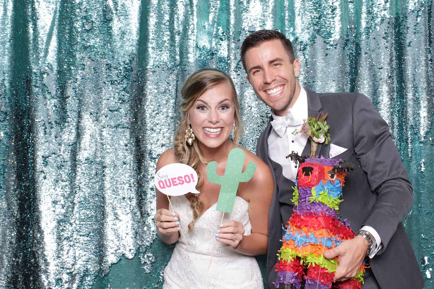 photo booth at an Oklahoma bridal show