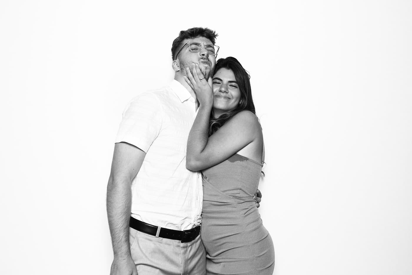 Black and White Photo Booth