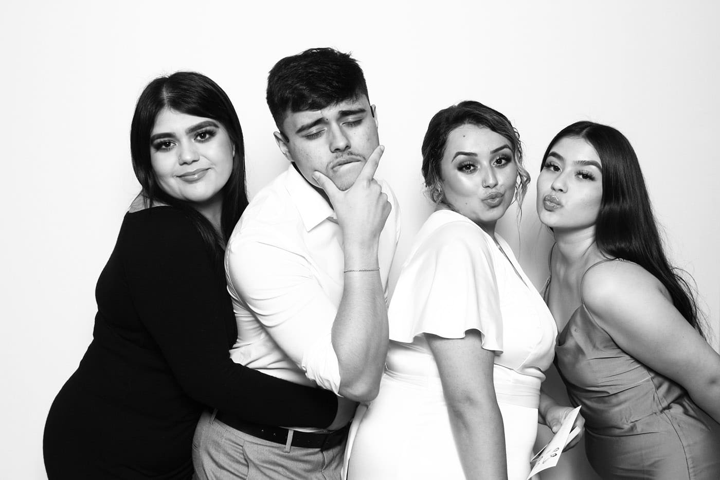 Black and White Photo Booth