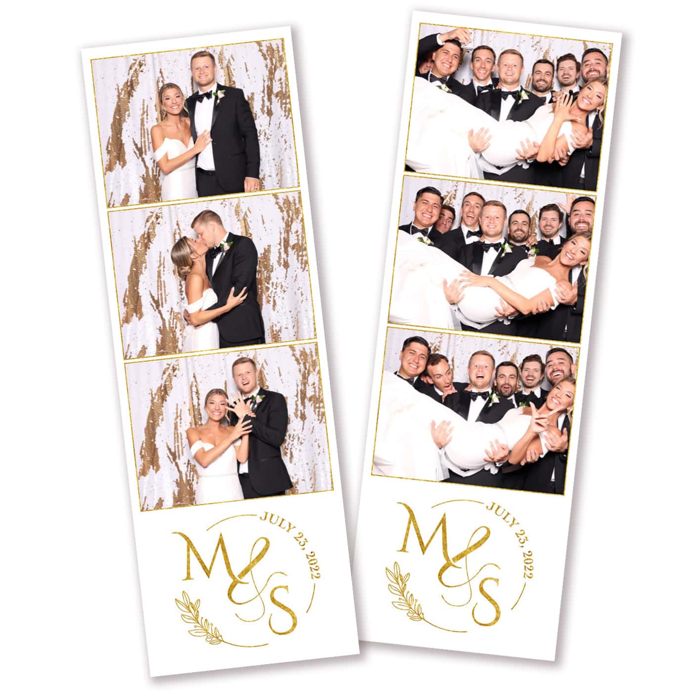 wedding monogram photo booth template