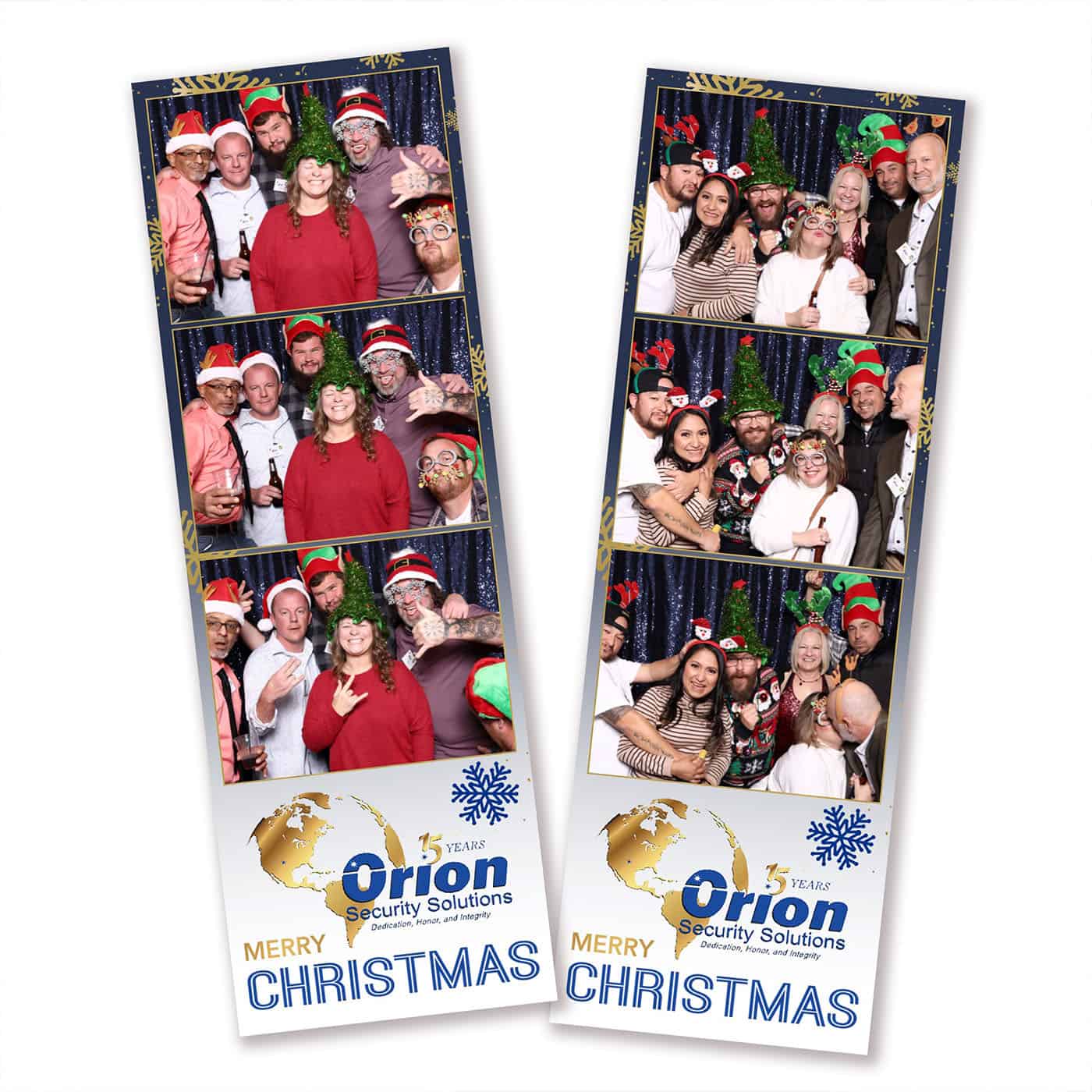 2x6 Company Christmas Party Photo Booth Template