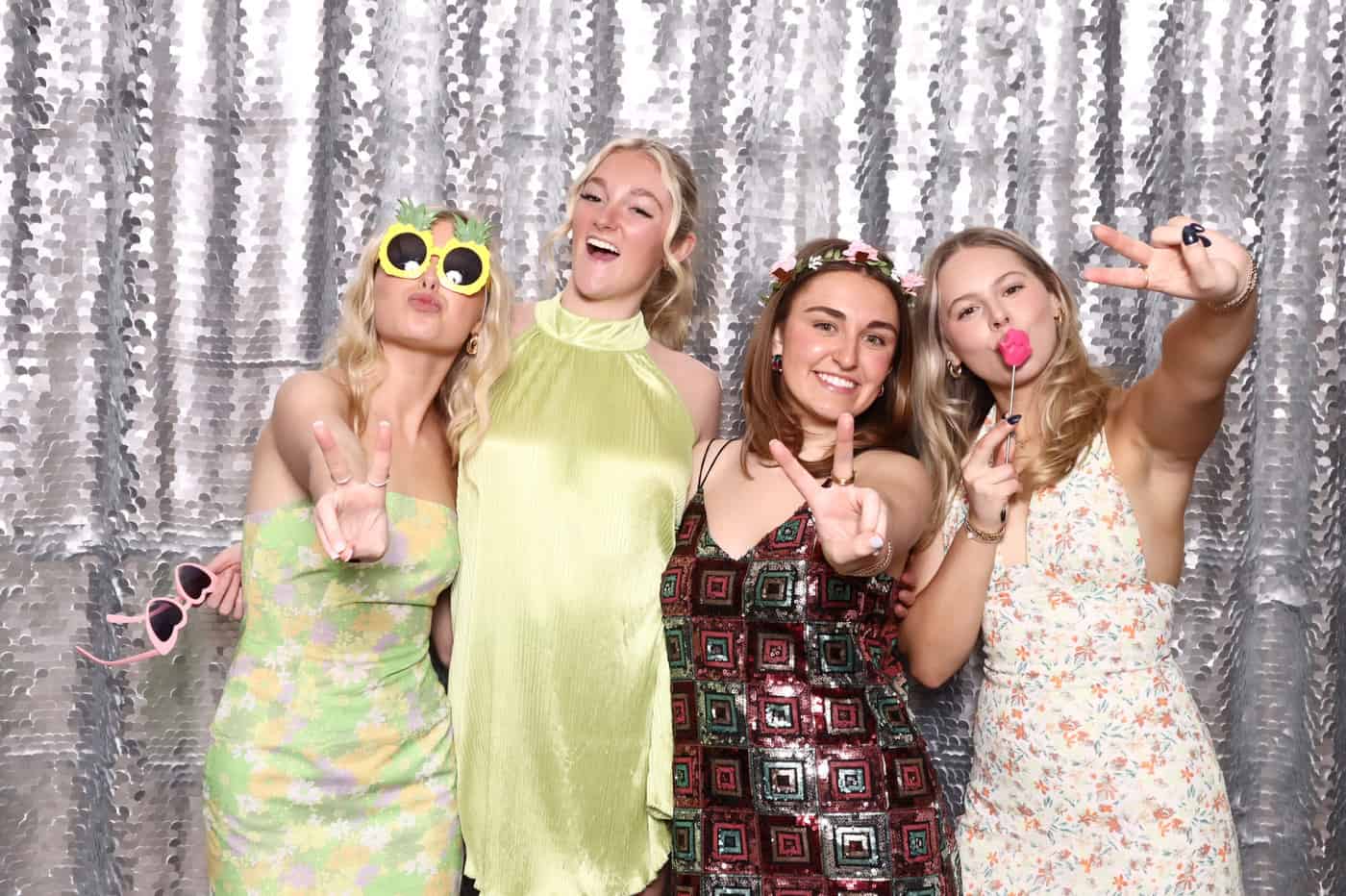 70s theme photo booth