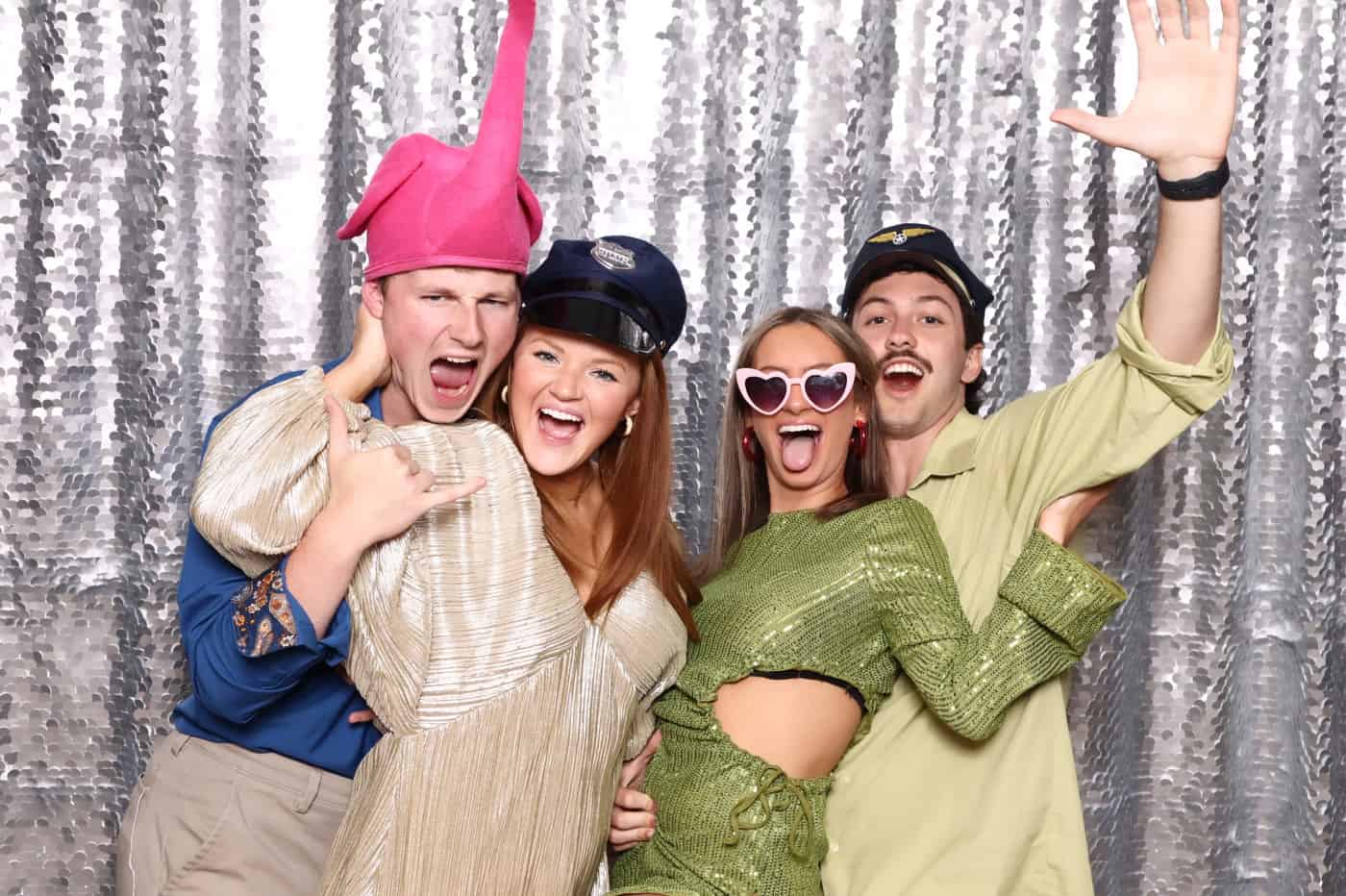 70s theme photo booth