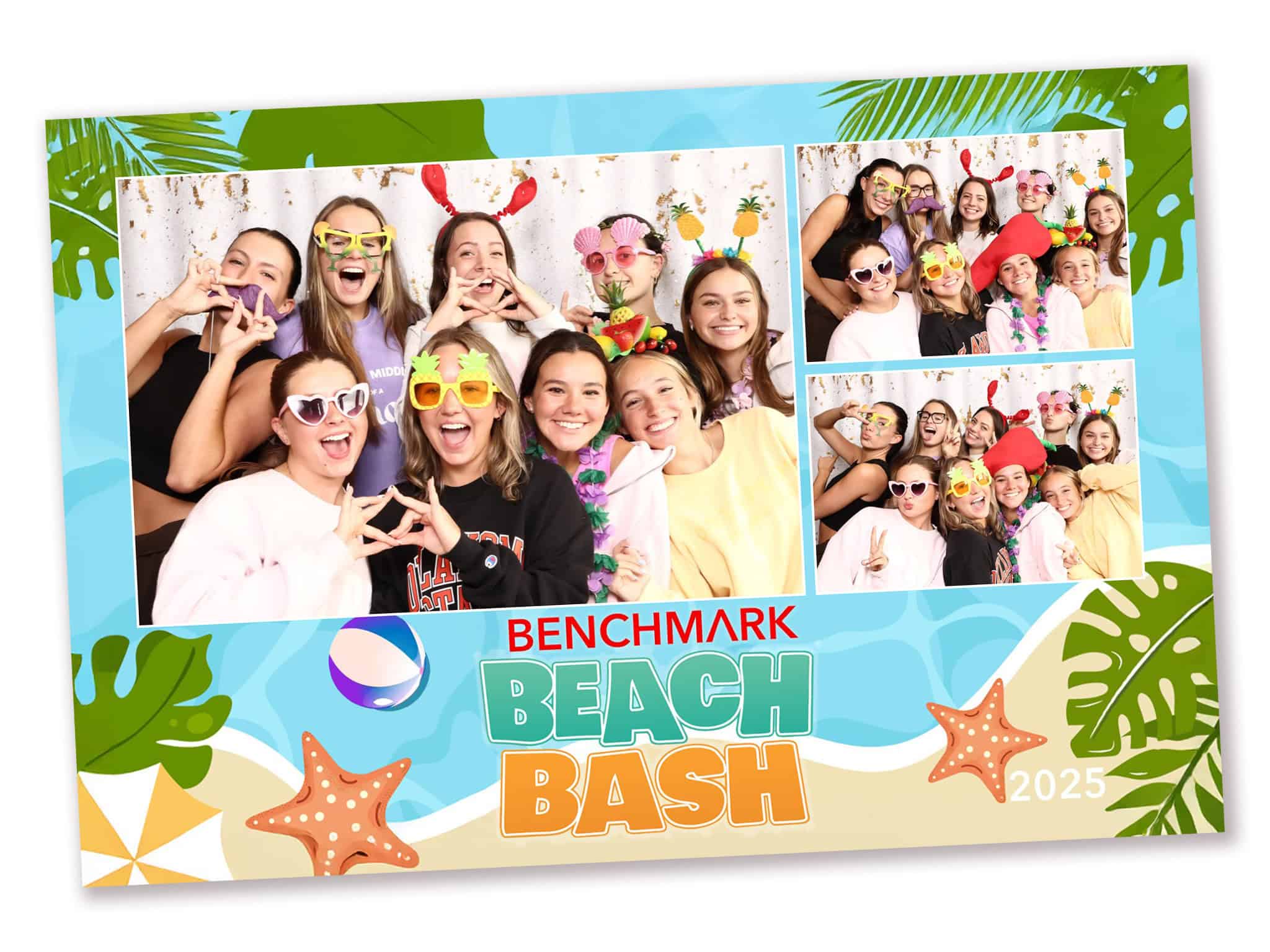 Beach Bash Photo Booth Template